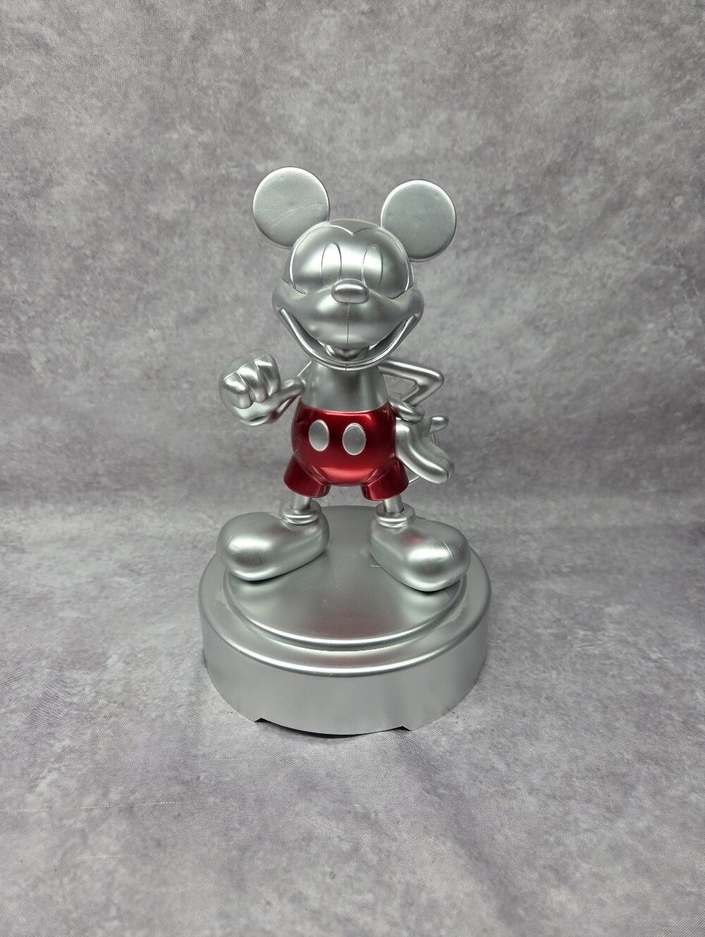 Disney’s 100 Years Dancing Platinum Mickey Mouse 9” Dancing Toy Statue
